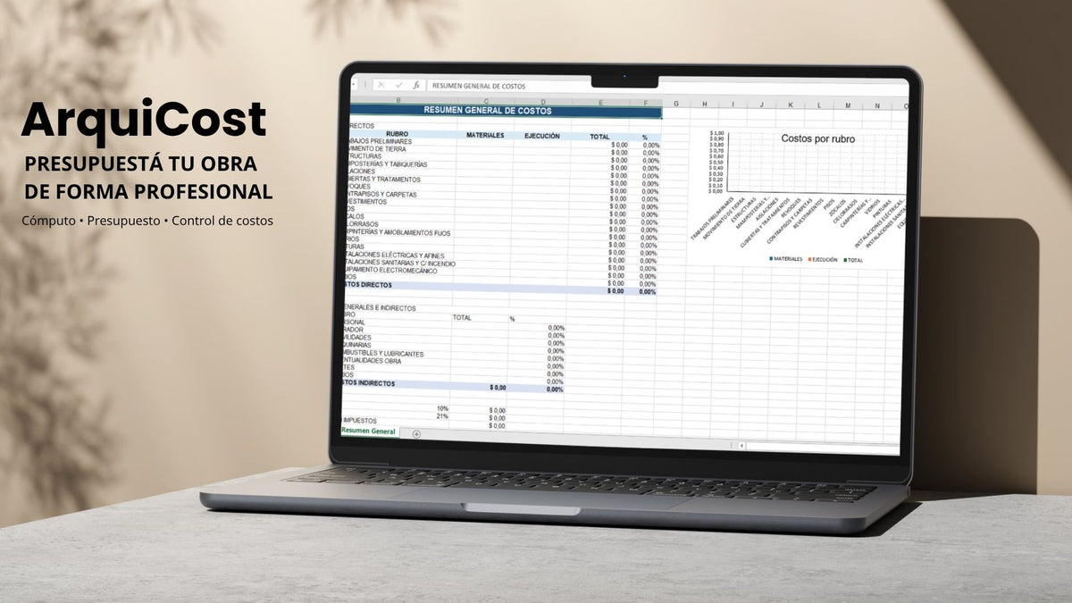 ArquiCost – Kit Profesional de Cómputo y Presupuesto